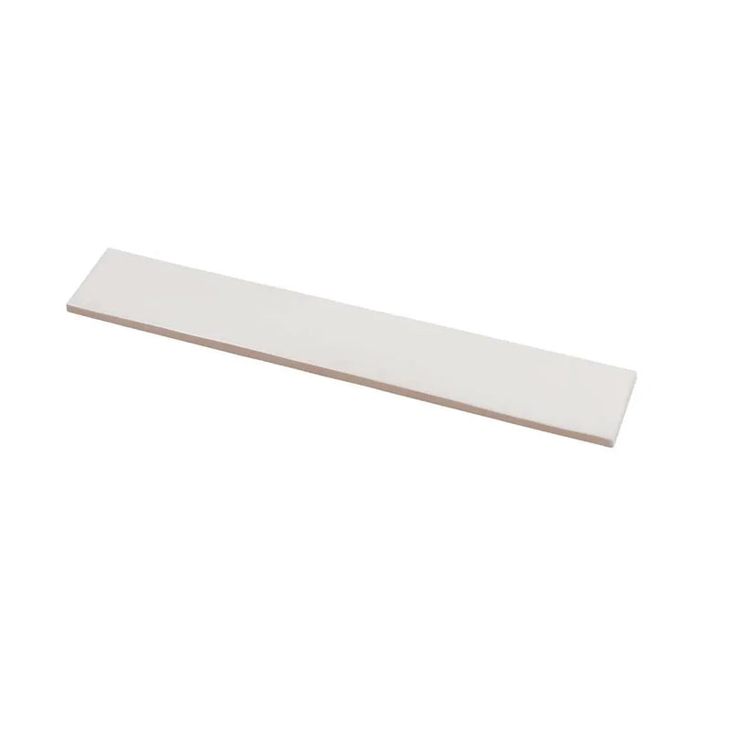 Ivory White 2.6x16 Glossy Ceramic Subway Tile (38 pack, 10.76 sq ft/case) by Apollo Tile