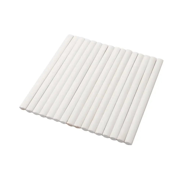 Ivory White 0.5x8 Glossy Ceramic Pencil Tile Trim (10 pack, 0.3 sq ft/case) by Apollo Tile