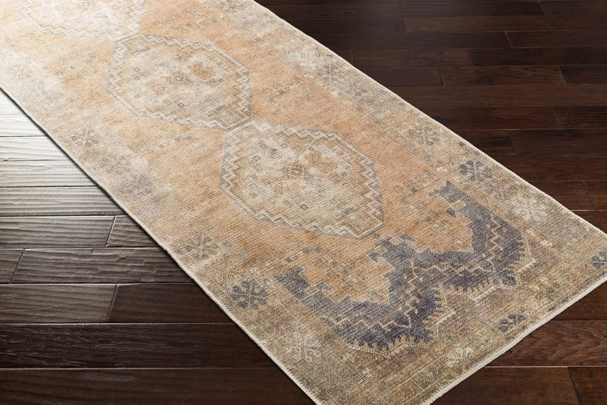 Carrabelle Peach Washable Area Rug - Clearance, photo 6 of 20