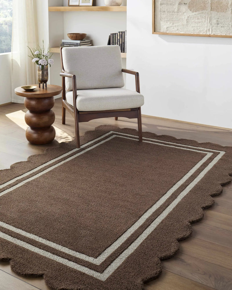 Chogan Chocolate Brown Area Rug by Boutique Rugs