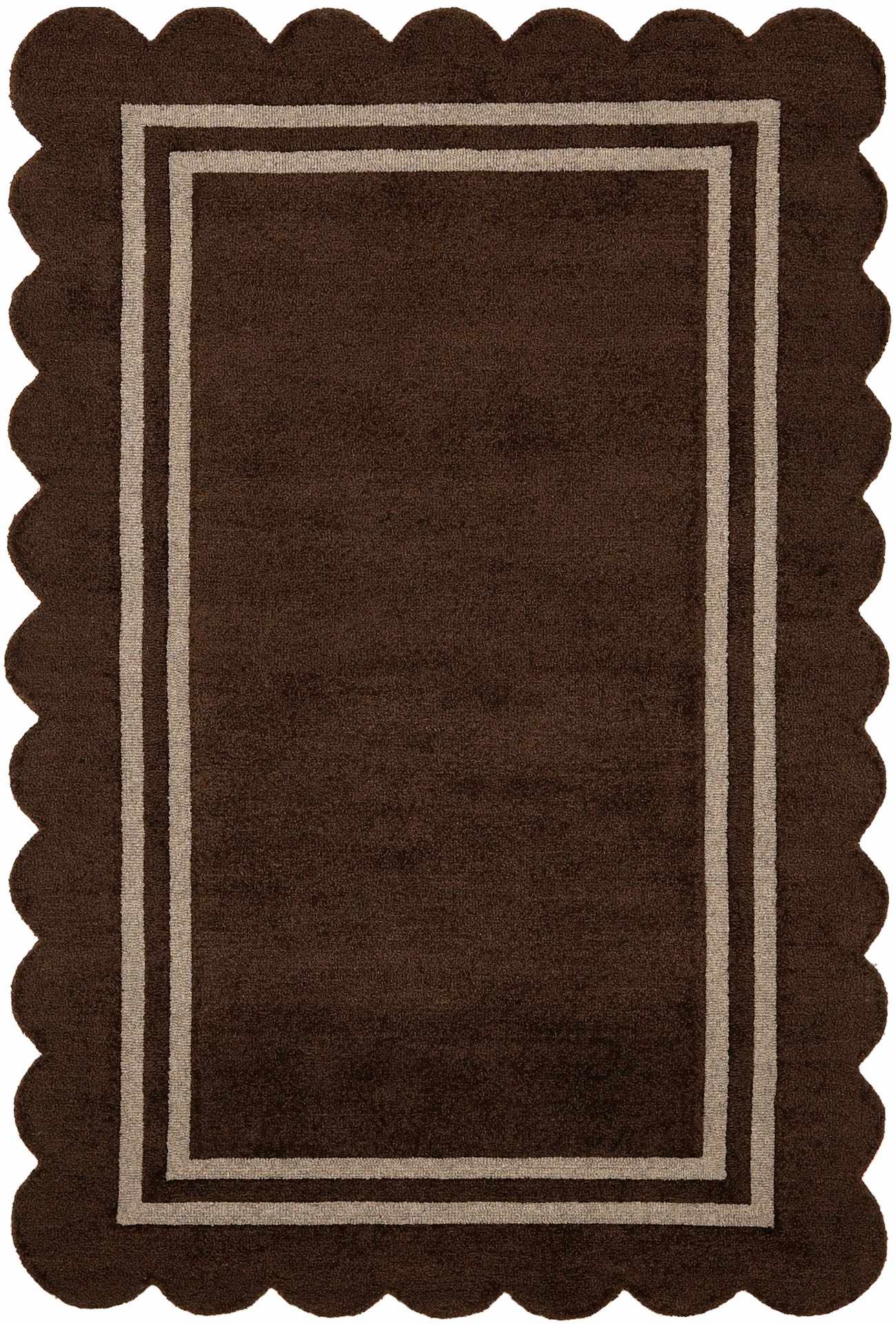 Chogan Chocolate Brown Area Rug by Boutique Rugs