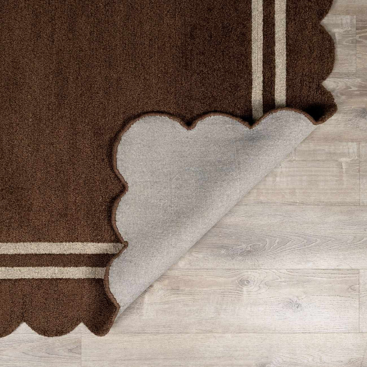 Chogan Chocolate Brown Area Rug, photo 5 of 15