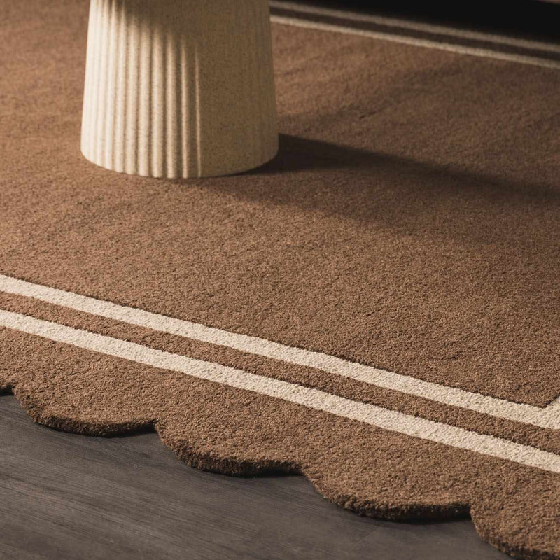 Chogan Chocolate Brown Area Rug by Boutique Rugs