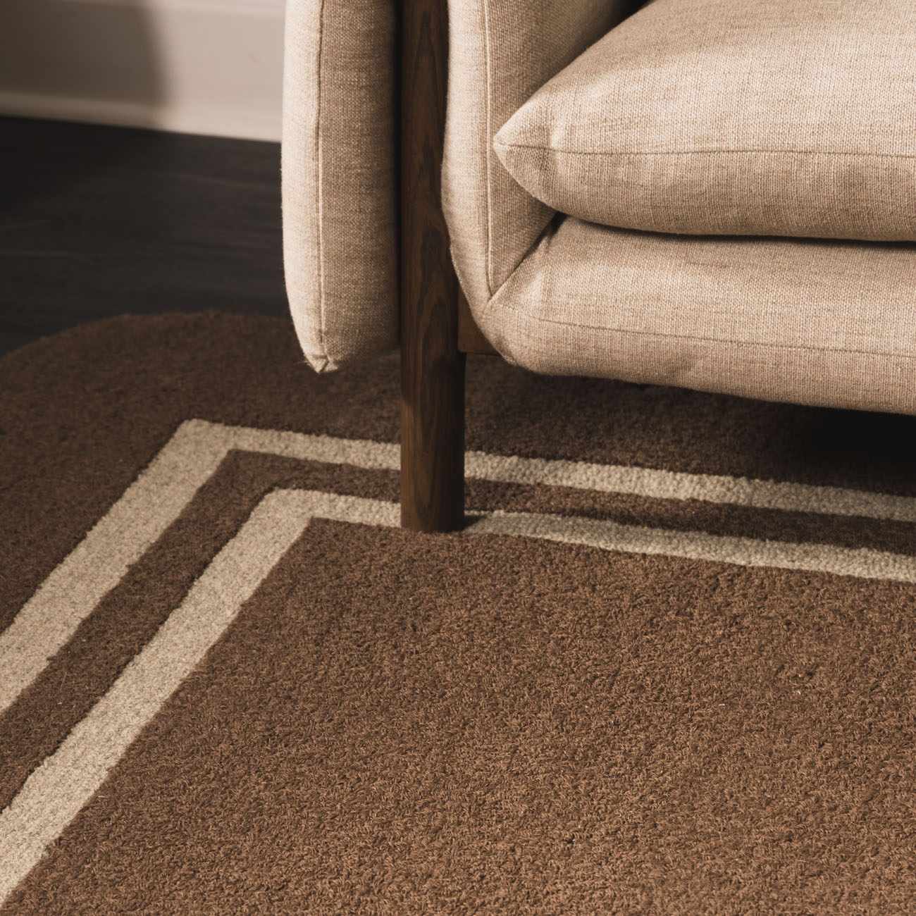 Chogan Chocolate Brown Area Rug by Boutique Rugs