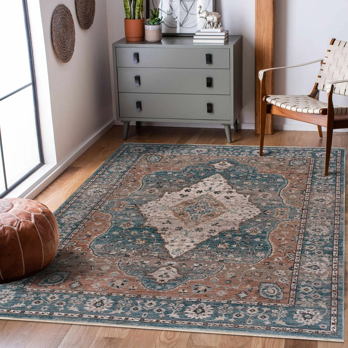 Edremit Area Rug - Clearance, installed in a room
