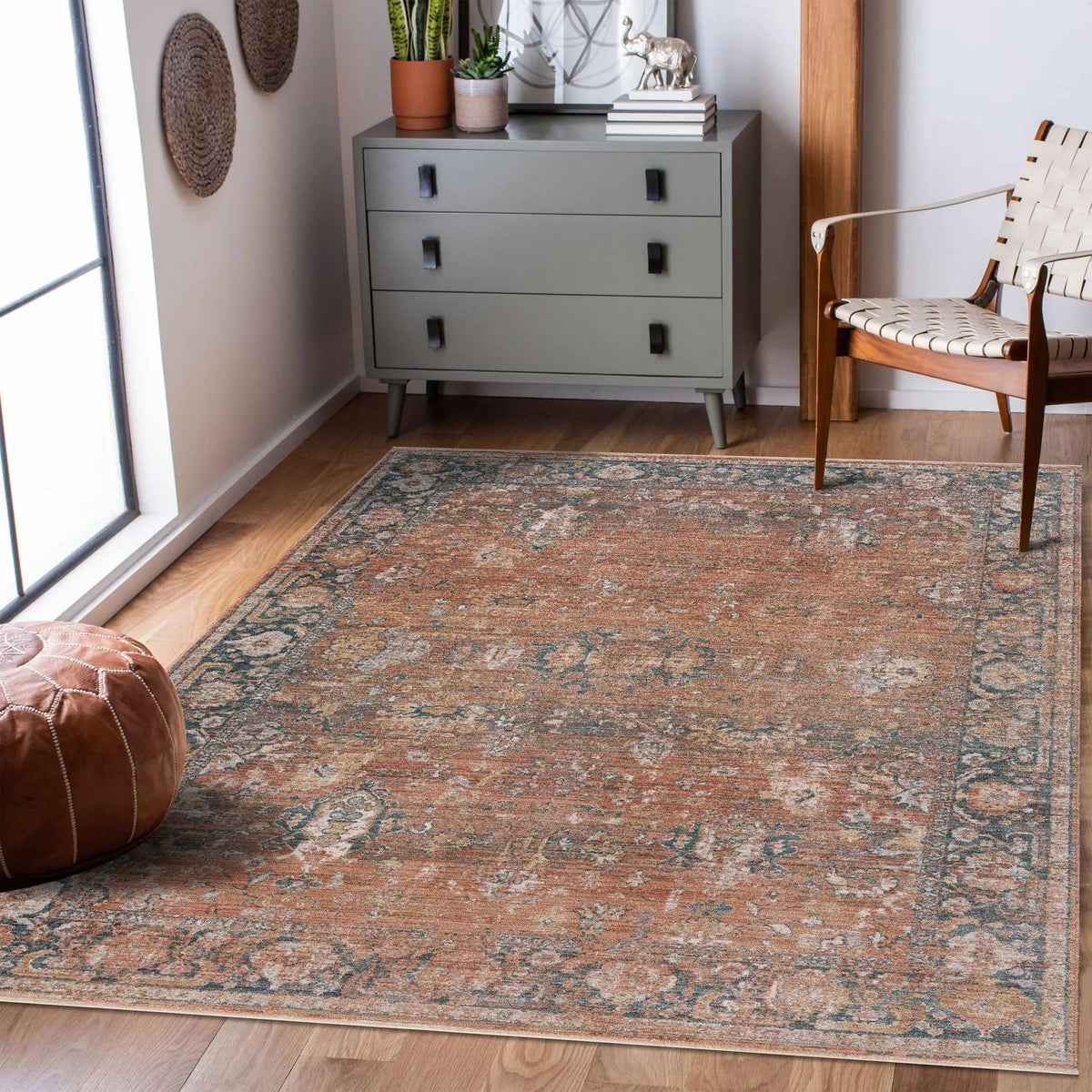Mele Area Rug - Clearance, installed in a room