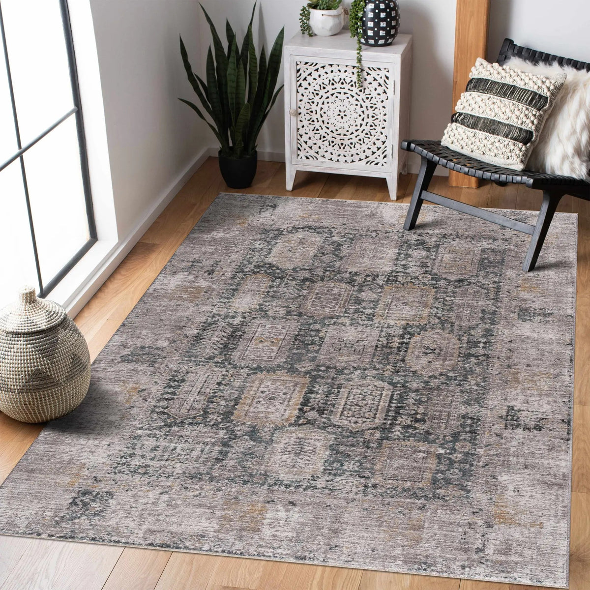 Elsu Area Rug - Clearance, installed in a room