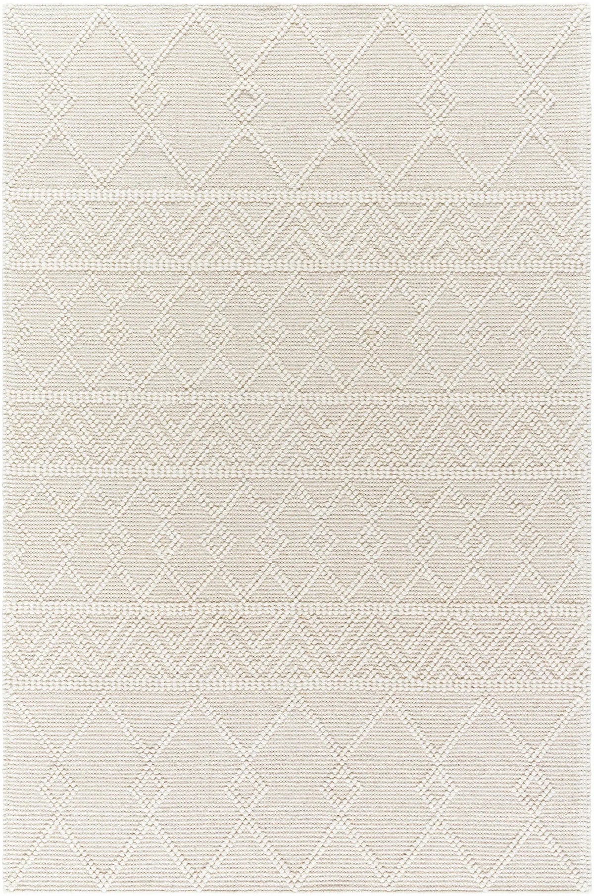 Caelum White Wool-Blend Rug, photo 10 of 10