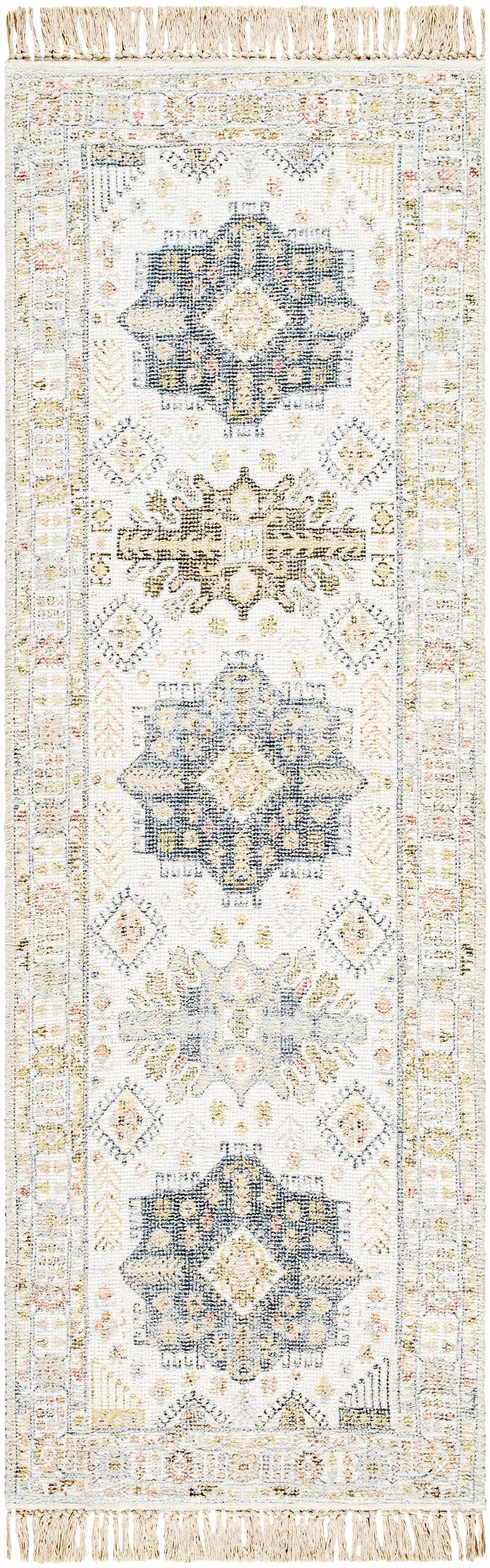 Chaela Ivory & Olive Area Rug by Boutique Rugs
