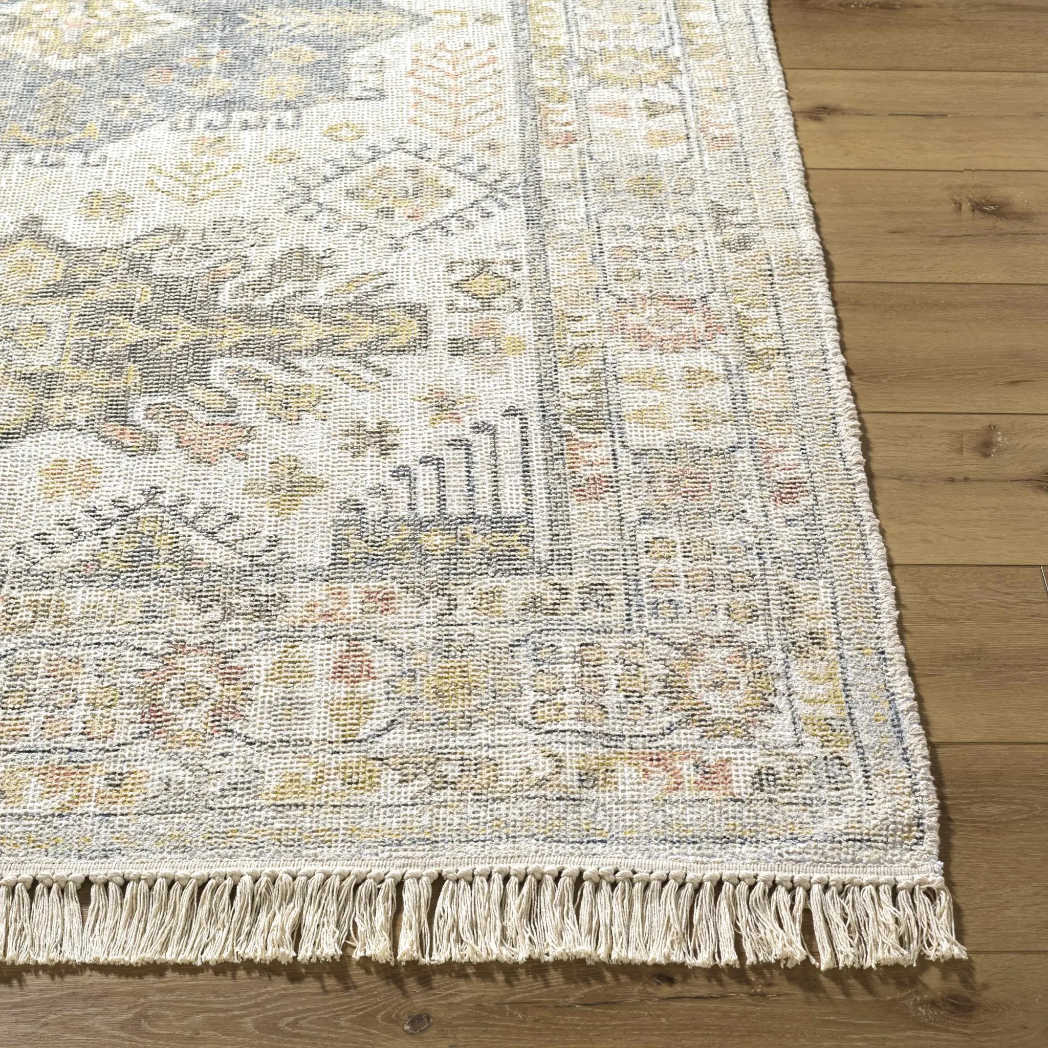 Chaela Ivory & Olive Area Rug by Boutique Rugs
