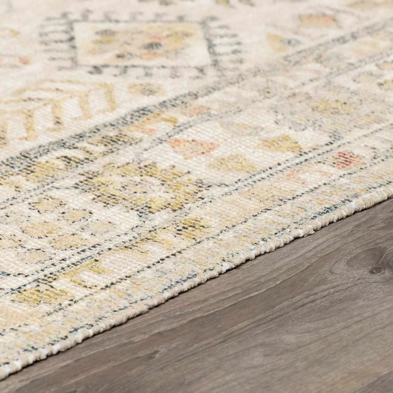 Chaela Ivory & Olive Area Rug by Boutique Rugs