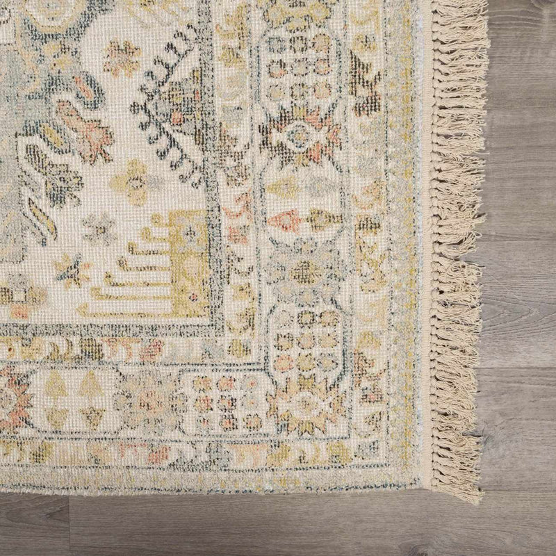 Chaela Ivory & Olive Area Rug by Boutique Rugs