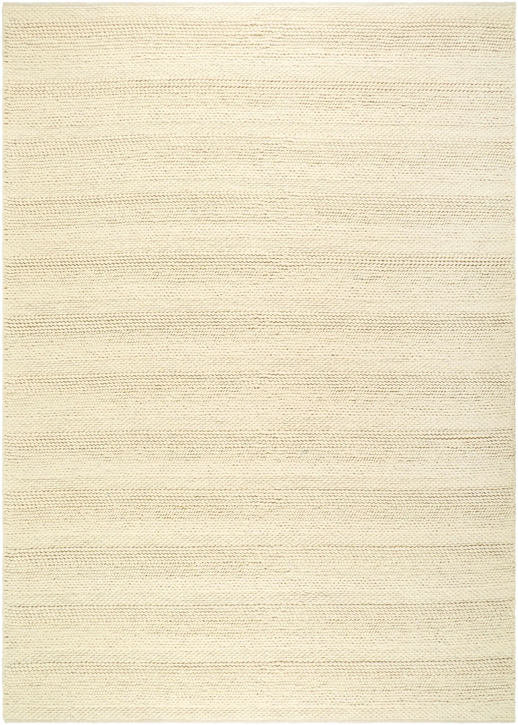 Clarke Beige Textured Wool Rug by Boutique Rugs