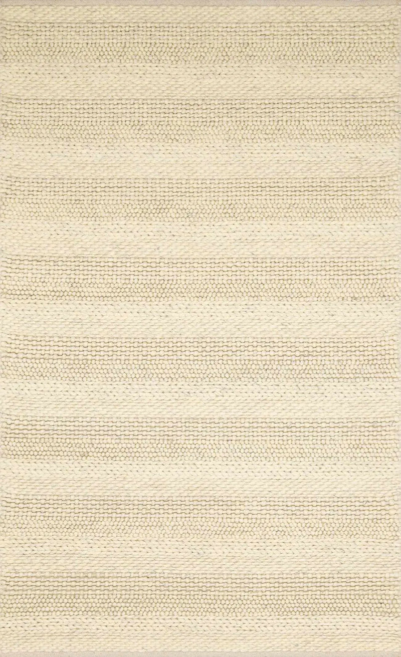 Clarke Beige Textured Wool Rug by Boutique Rugs
