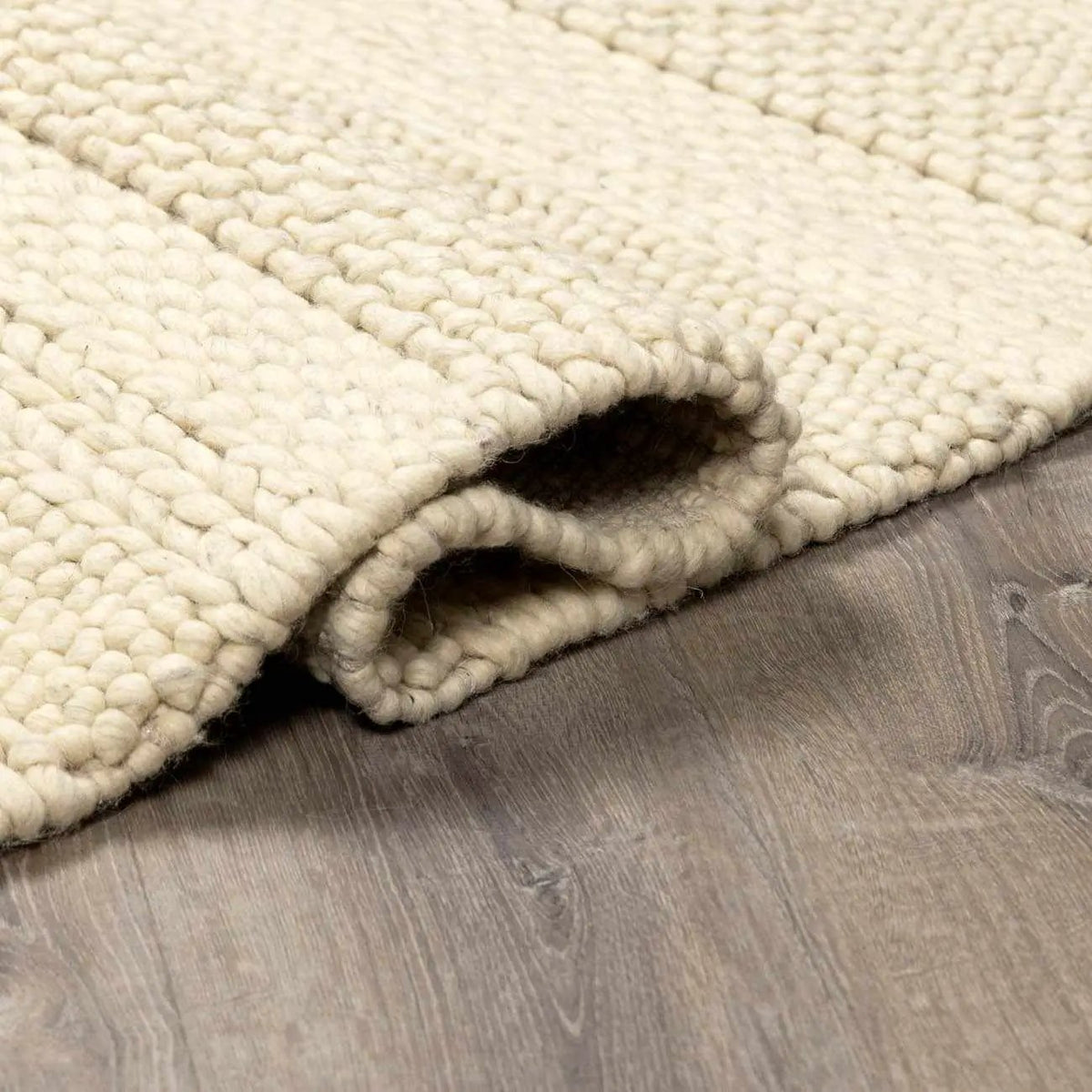 Clarke Beige Textured Wool Rug, photo 16 of 24