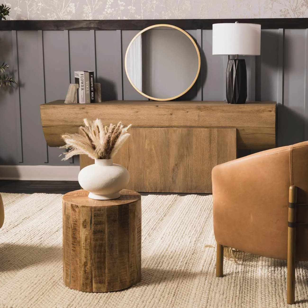 Clarke Beige Textured Wool Rug by Boutique Rugs