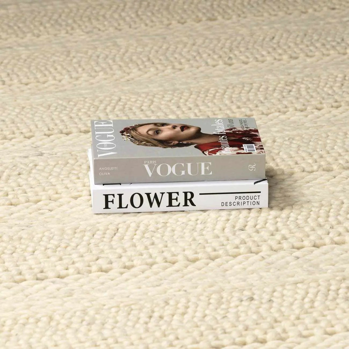 Clarke Beige Textured Wool Rug, photo 19 of 24