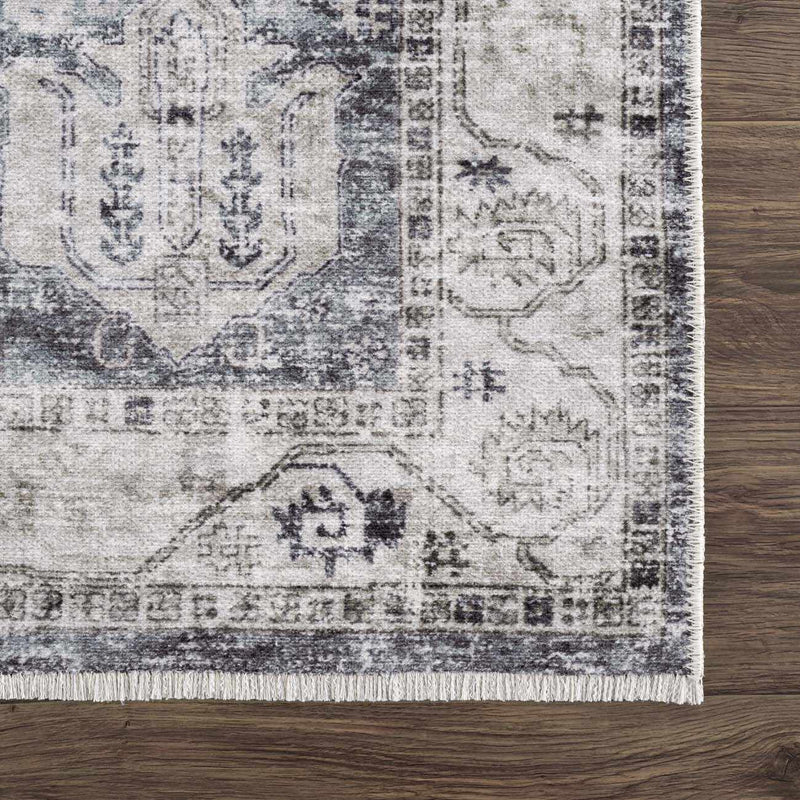 Off White Holi-4602 Washable Area Rug - Clearance by Boutique Rugs