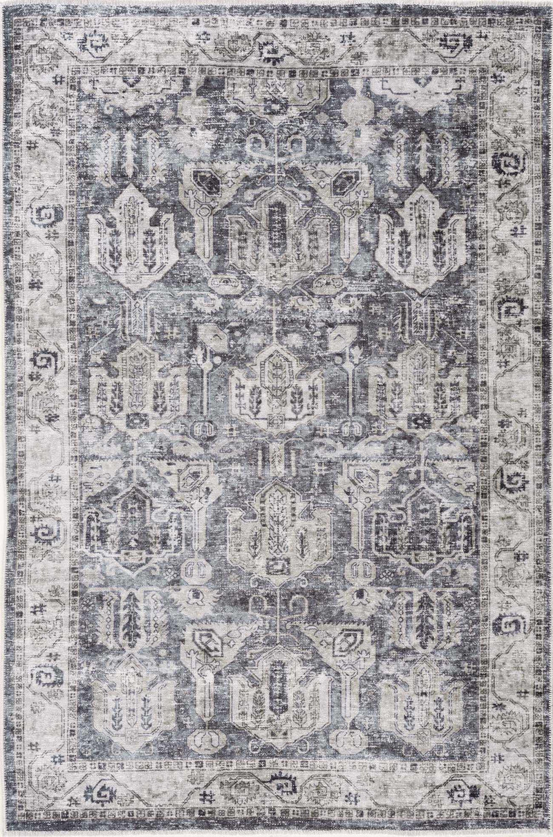 Off White Holi-4602 Washable Area Rug - Clearance by Boutique Rugs