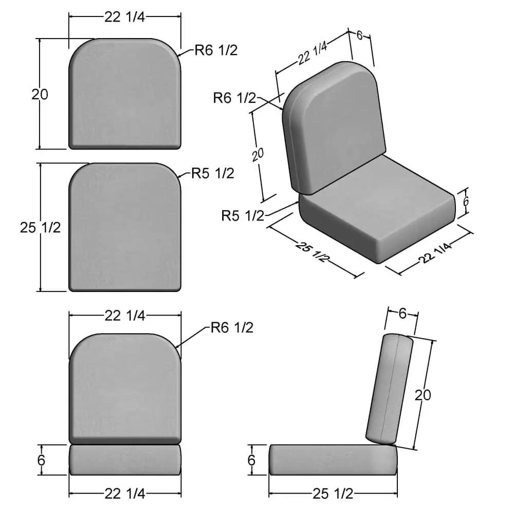 Replacement Patio Cushions – Durable Comfort & Vibrant Style for Your Outdoor Space by Outdoor-USA®
