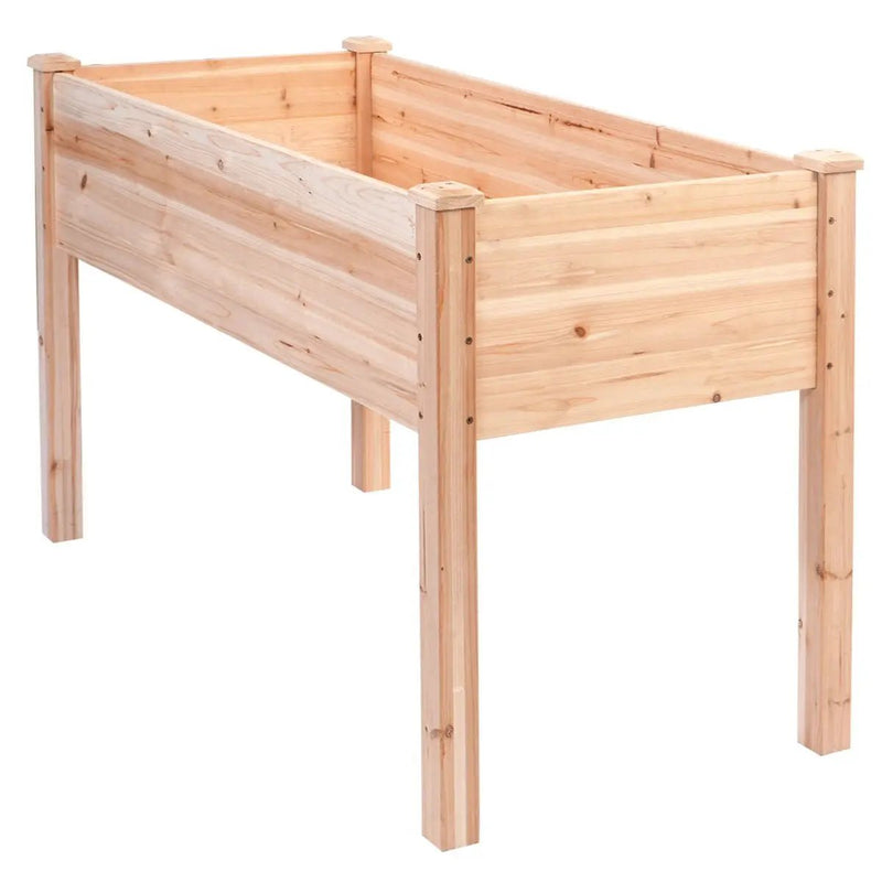 Solid Wood Cedar 30-inch High Raised Garden Bed Planter Box by HomePacific