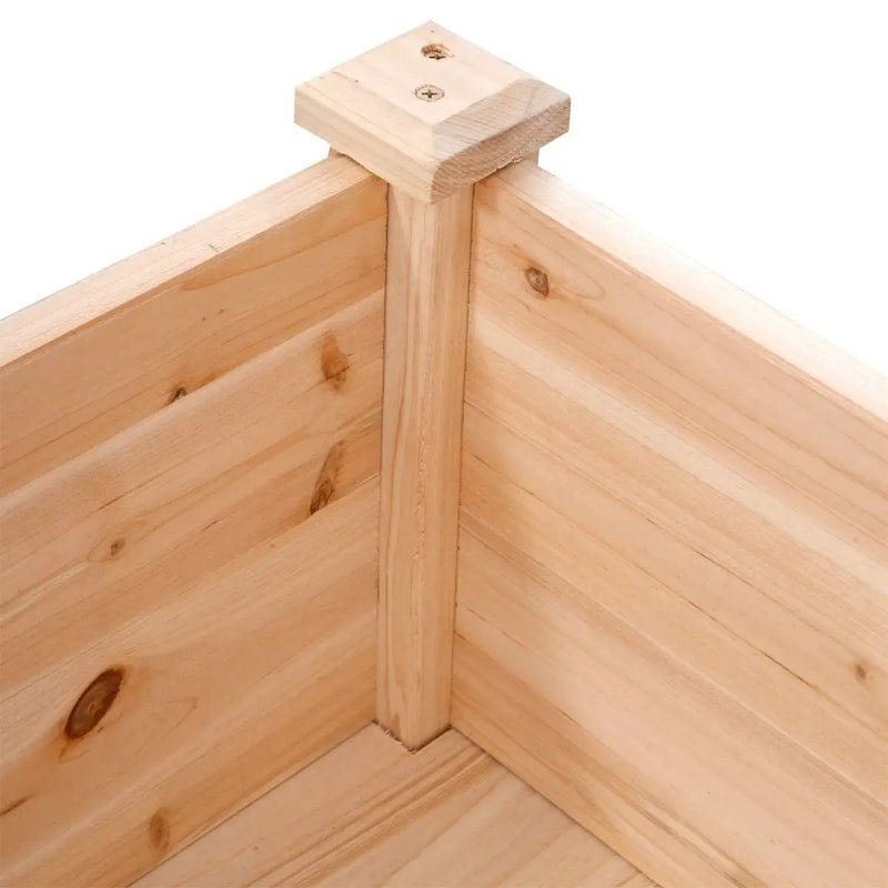 Solid Wood Cedar 30-inch High Raised Garden Bed Planter Box by HomePacific