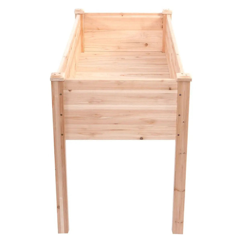 Solid Wood Cedar 30-inch High Raised Garden Bed Planter Box by HomePacific