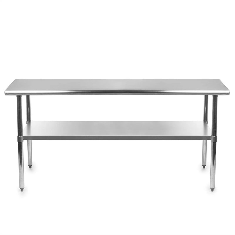 Heavy Duty 72 x 24 inch Stainless Steel Kitchen Restaurant Prep Work Table by HomePacific