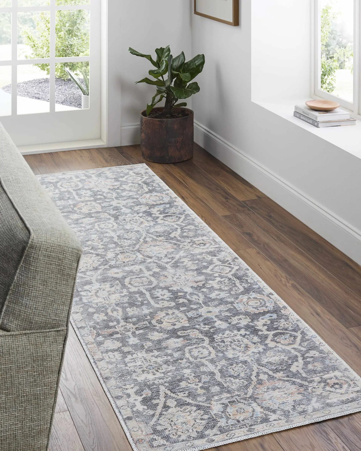 Cheick Washable Area Rug - Vivir x Livabliss, installed in a room 2
