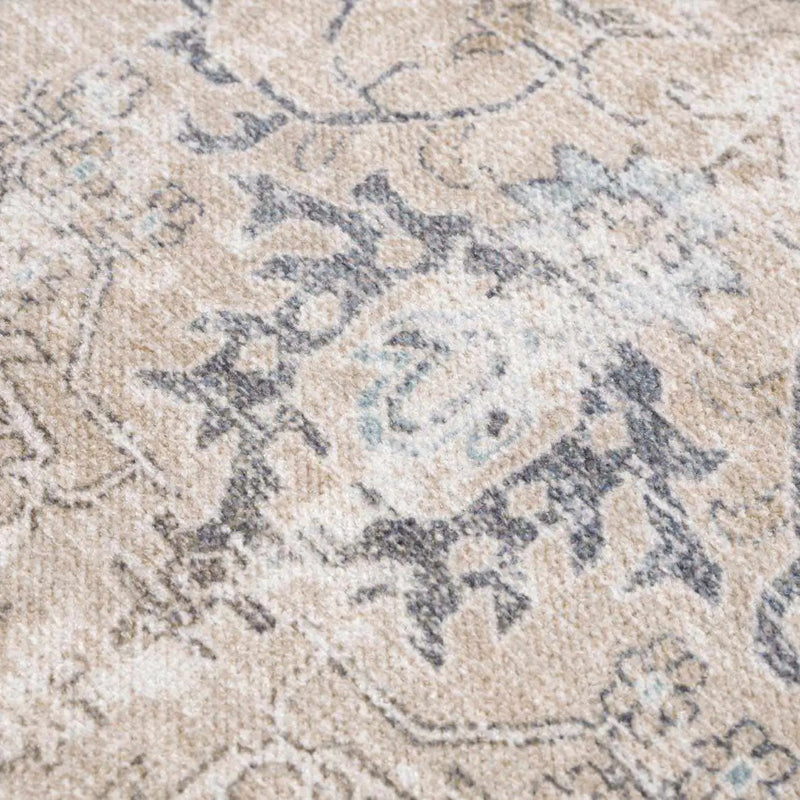 Beige Holi-4600 Washable Area Rug - Clearance by Boutique Rugs