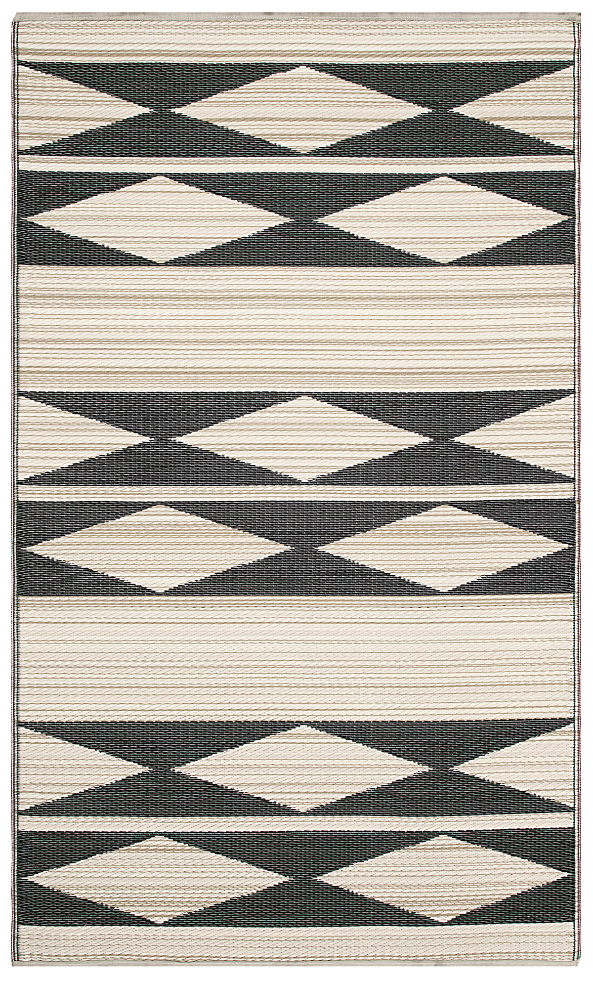 Cairo - Natural & Black Outdoor Rug for Patio, photo 2 of 10