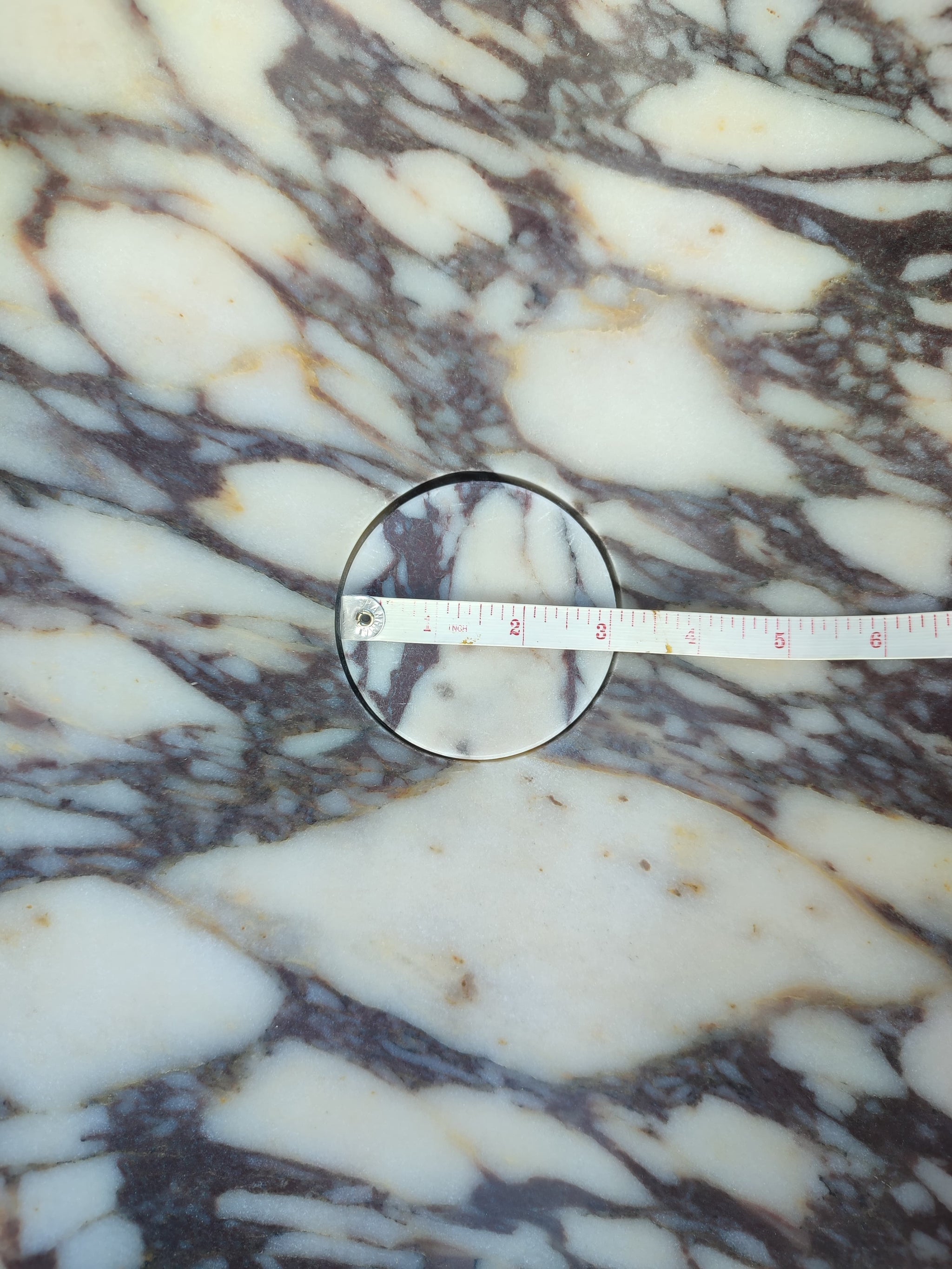 Calacatta Viola Marble Oval Shape Above Vanity Bathroom Sink (W)14" (L)18" (H)5" by GobekDesign
