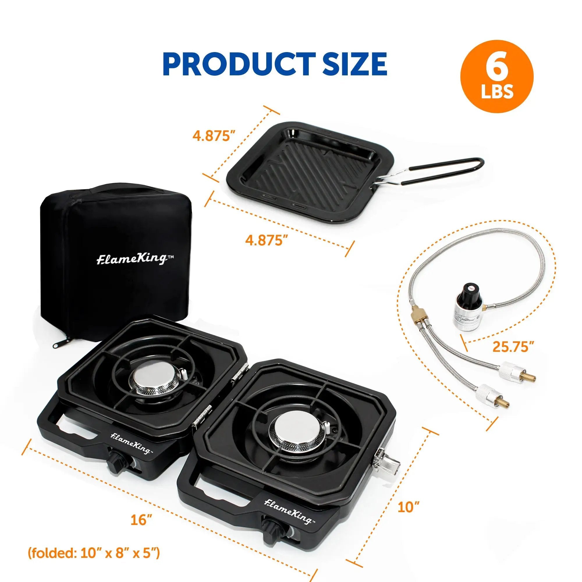Flame King Portable Propane Campact Cooker™ by Flame King Products