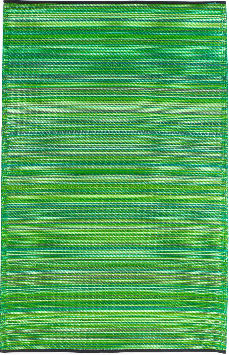 Cancun - Green Outdoor Rug for Patio by Fab Habitat