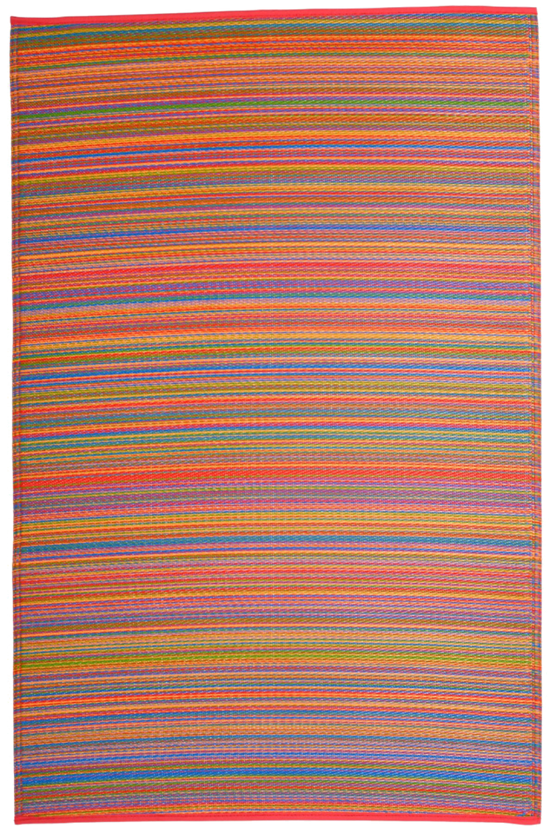 Cancun - Multicolor Outdoor Rug for Patio by Fab Habitat