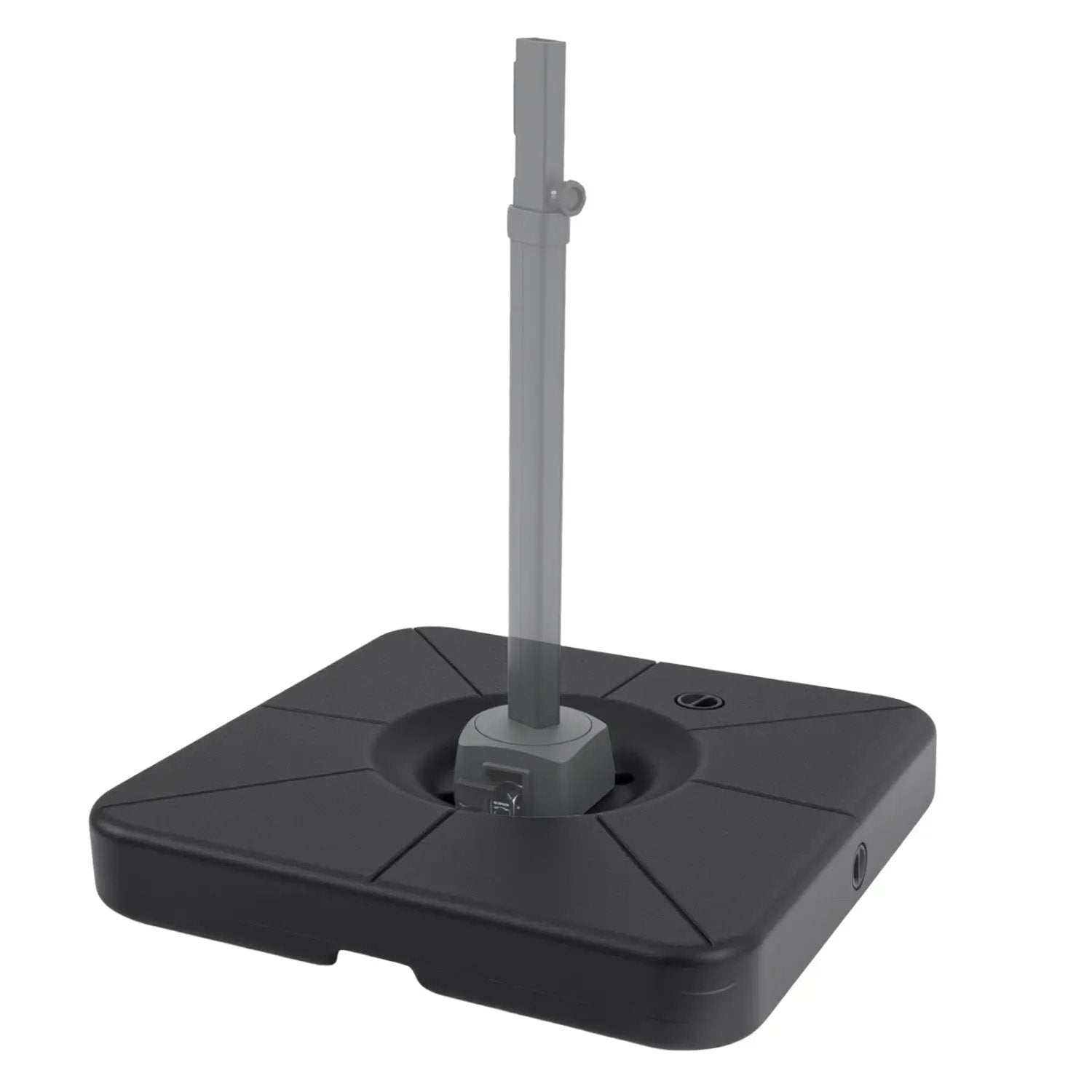 Cantilever Patio Umbrella Base 220 LBS Water and Sand Fillable Weighted Stand by DirectDeals
