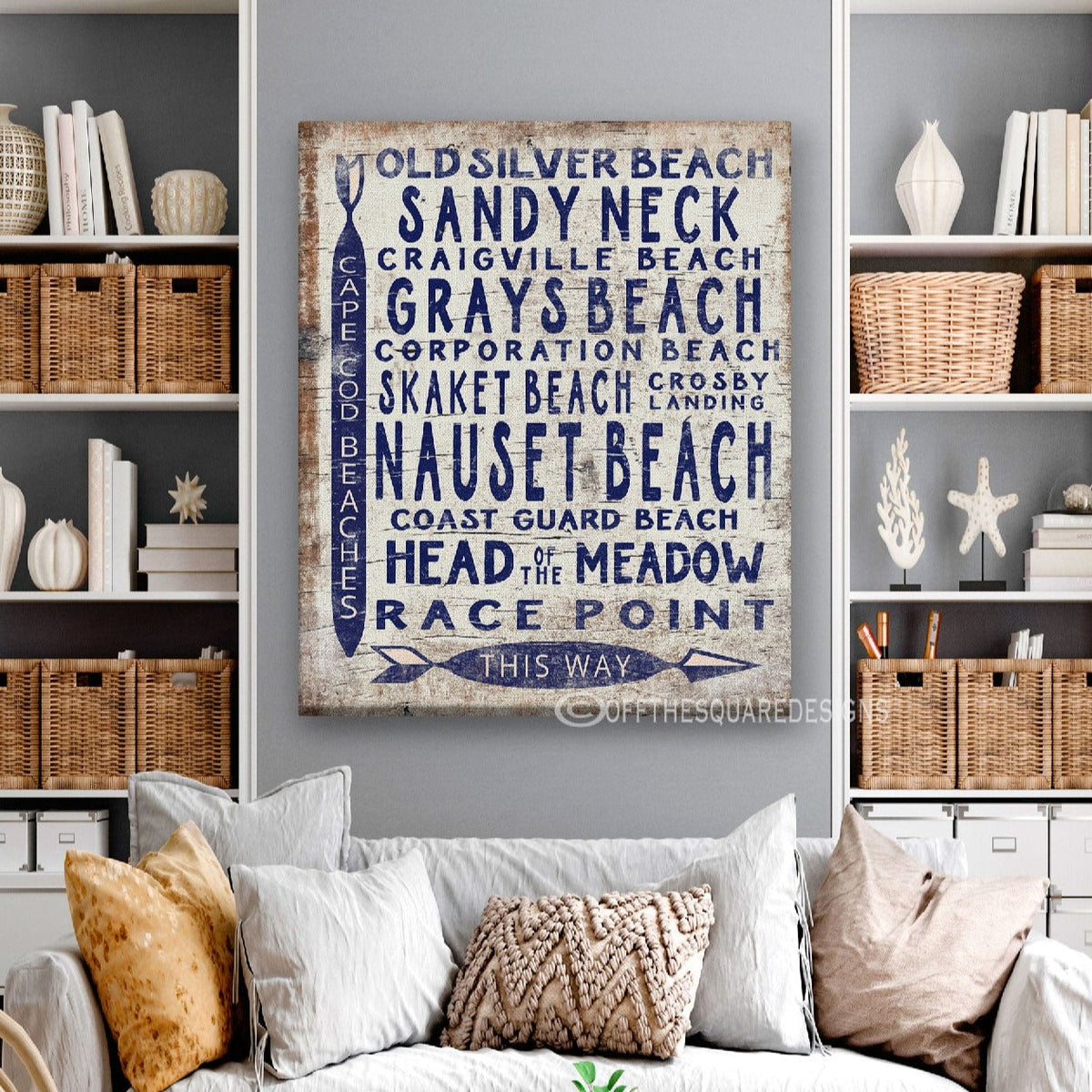 Vintage Cape Cod Beach Sign | Nauset Craigville Race Point Sandy Neck, photo 3 of 8
