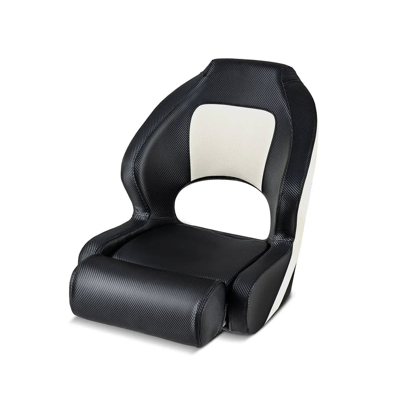 Captain Bucket Seat with Waterproof PVC Leather for Sightseeing Boat-Black by DirectDeals