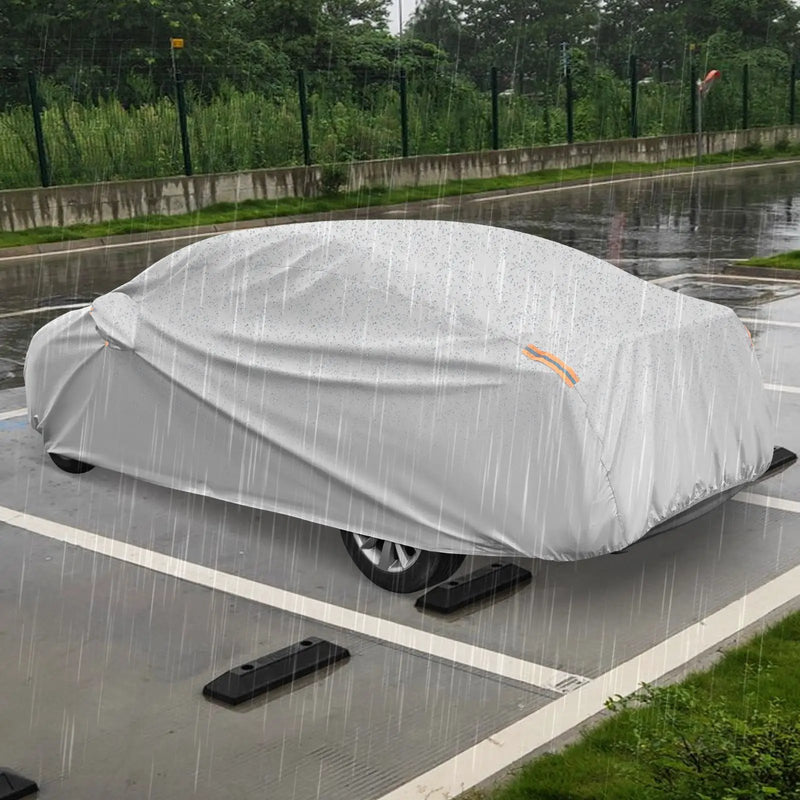 Car Cover for Automobiles 185 Inch Rain Sun UV Protection Universal Fit Sedan Toyota Corolla by DirectDeals
