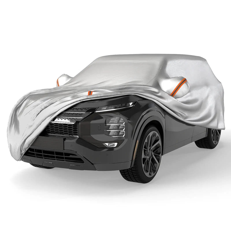 Car Cover for Automobiles 190 Inch Rain Sun UV Protection Universal Fit SUV Chevrolet Hyundai Kia Mazda by DirectDeals
