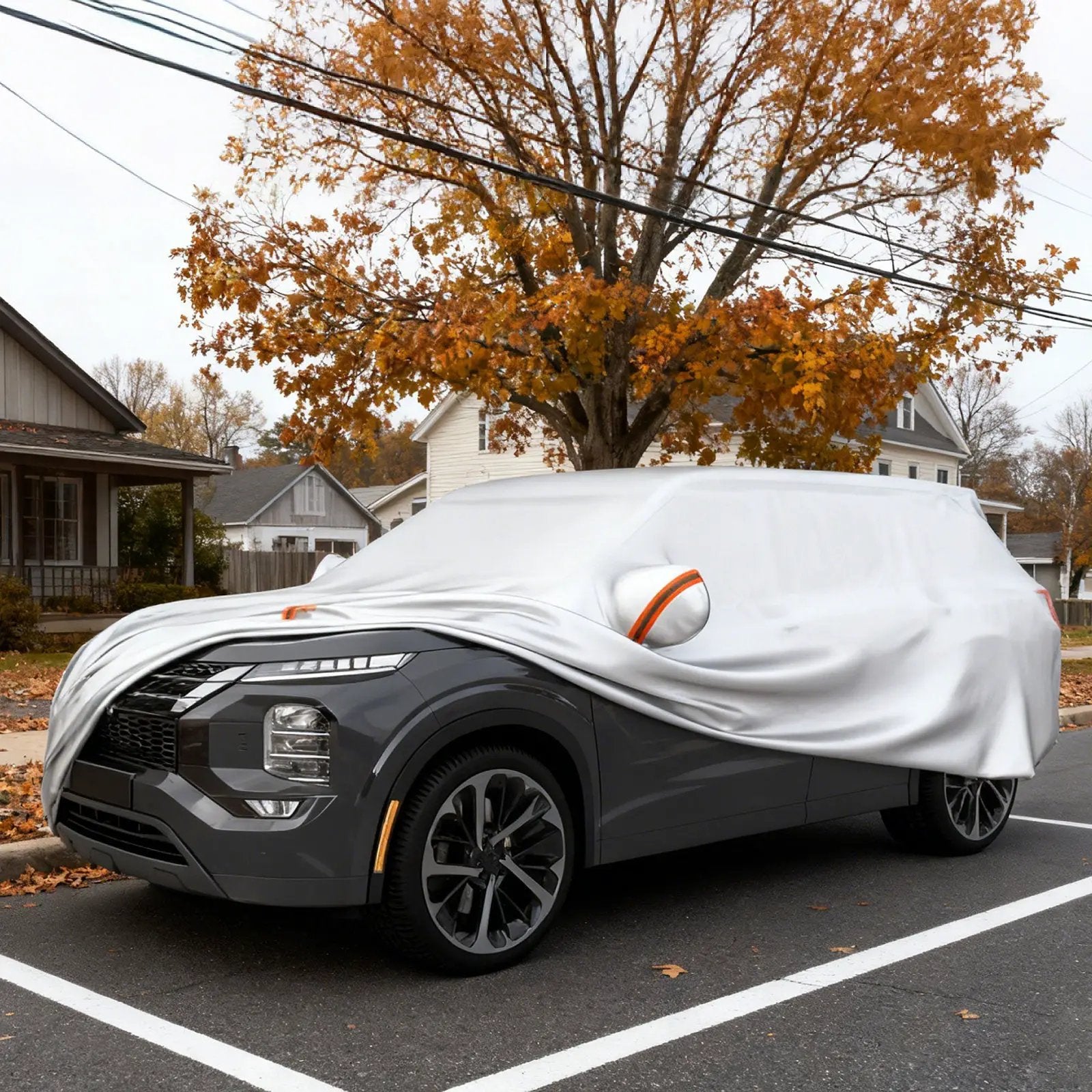 Car Cover for Automobiles 190 Inch Rain Sun UV Protection Universal Fit SUV Chevrolet Hyundai Kia Mazda by DirectDeals