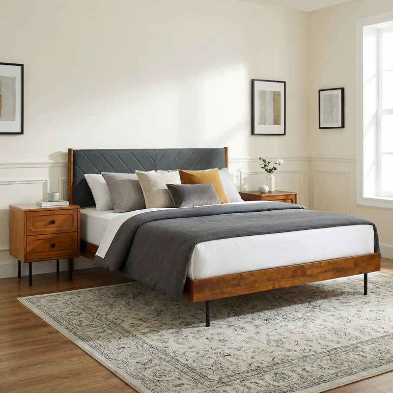 Astoria Solid Wood Bed Frame by Megsu