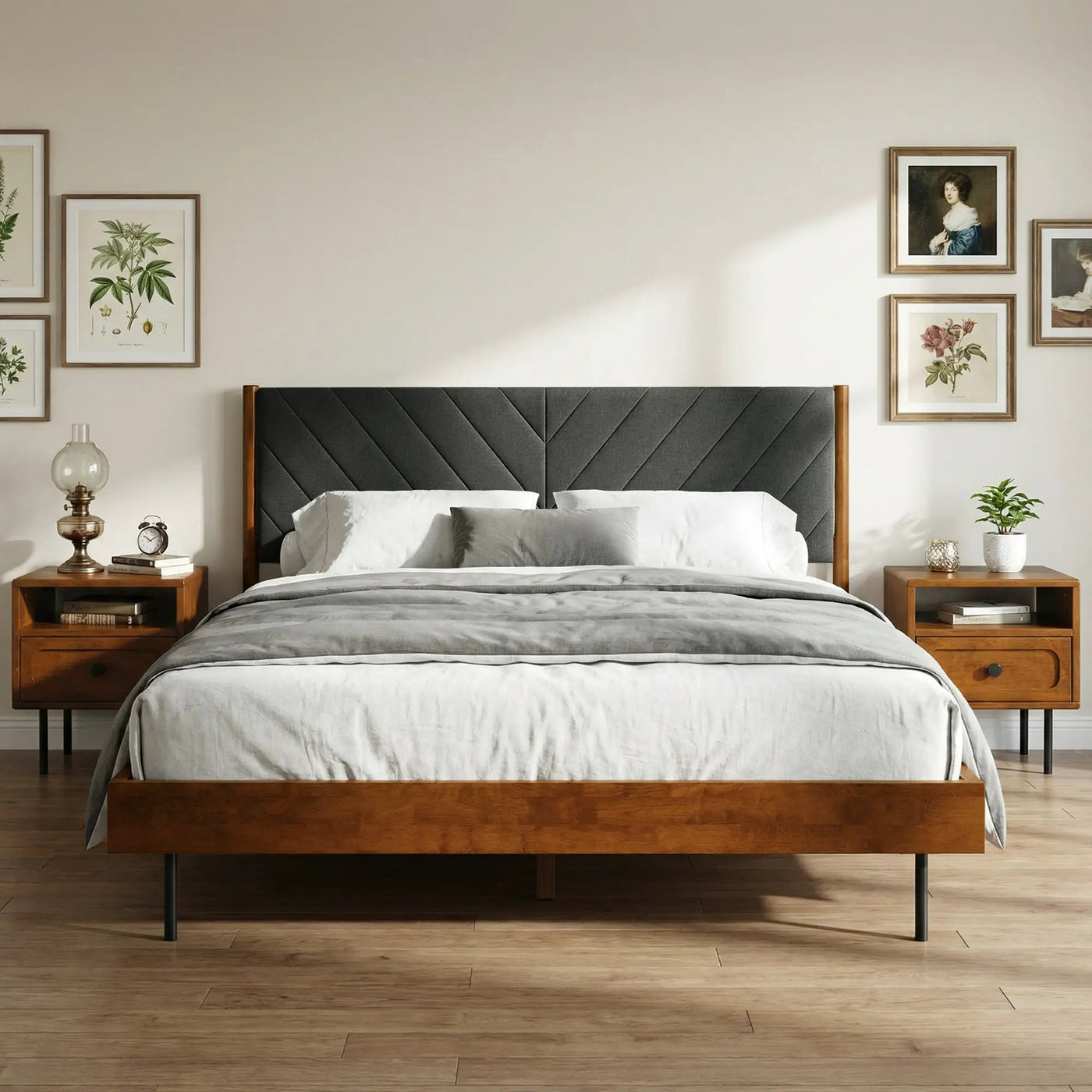 Astoria Solid Wood Bed Frame by Megsu