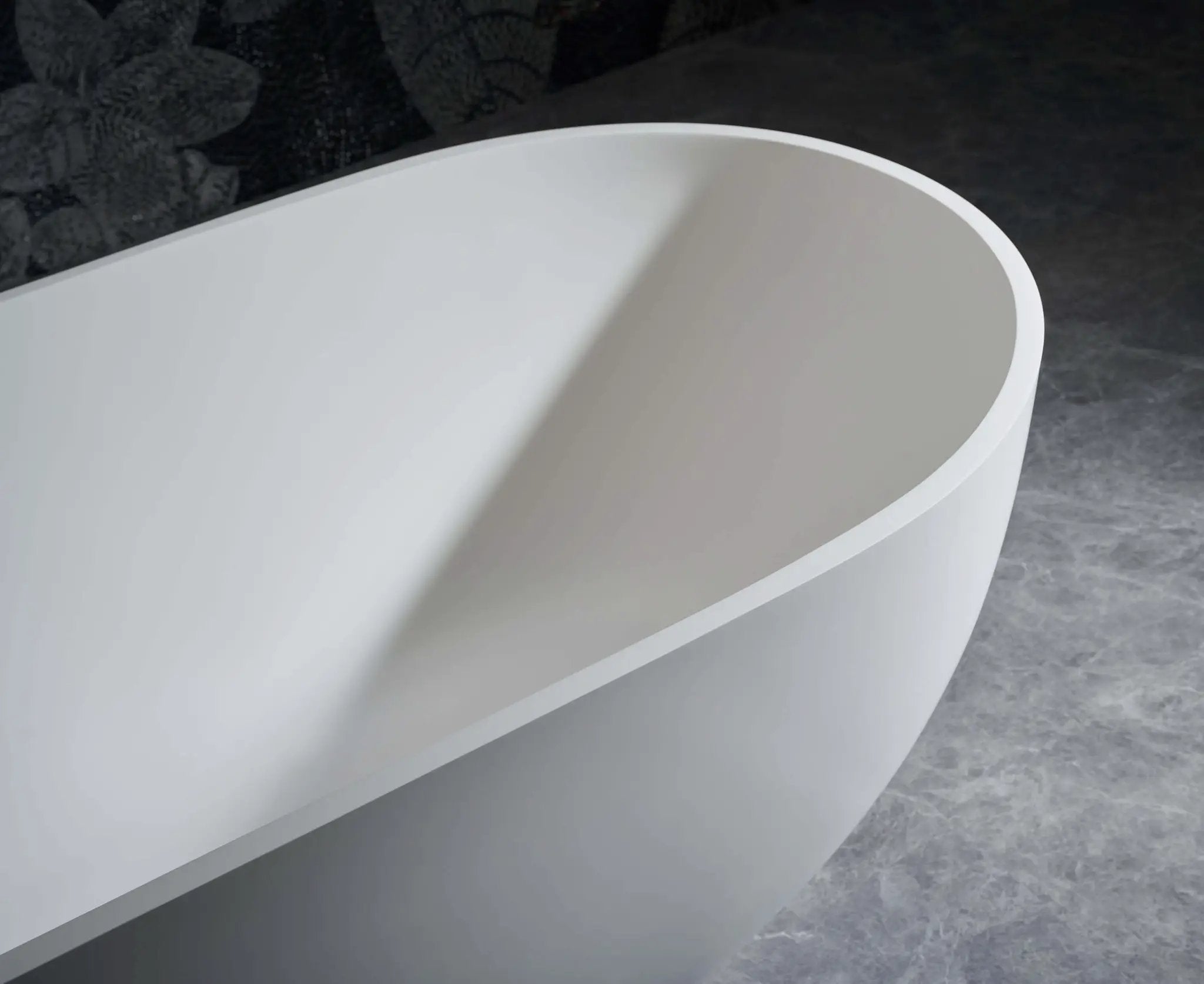 Cascade 69 ” Freestanding Solid Surface Bathtub by Ancerre Designs