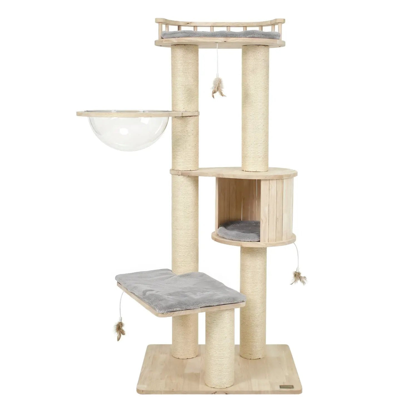Multi-Level Cat Tree with Perch, Condo & Scratching Posts by DirectDeals