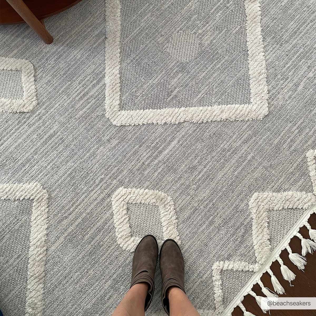 Cauldwell High/Low Pile Rug with Tassels - Clearance, photo 4 of 12