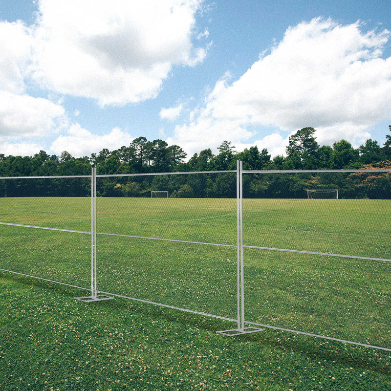 10x6 ft Chain Link Construction Fence (20pcs) by Chery Industrial