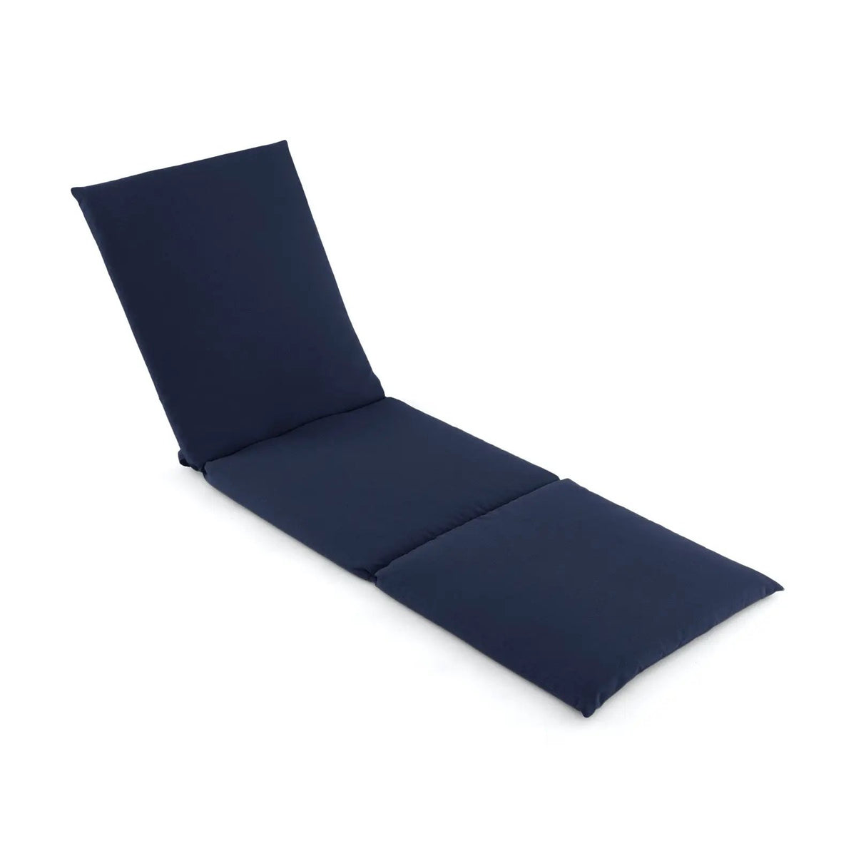 Outdoor Chaise Lounge Cushion Patio Furniture Folding Pad with Fixing Straps by DirectDeals