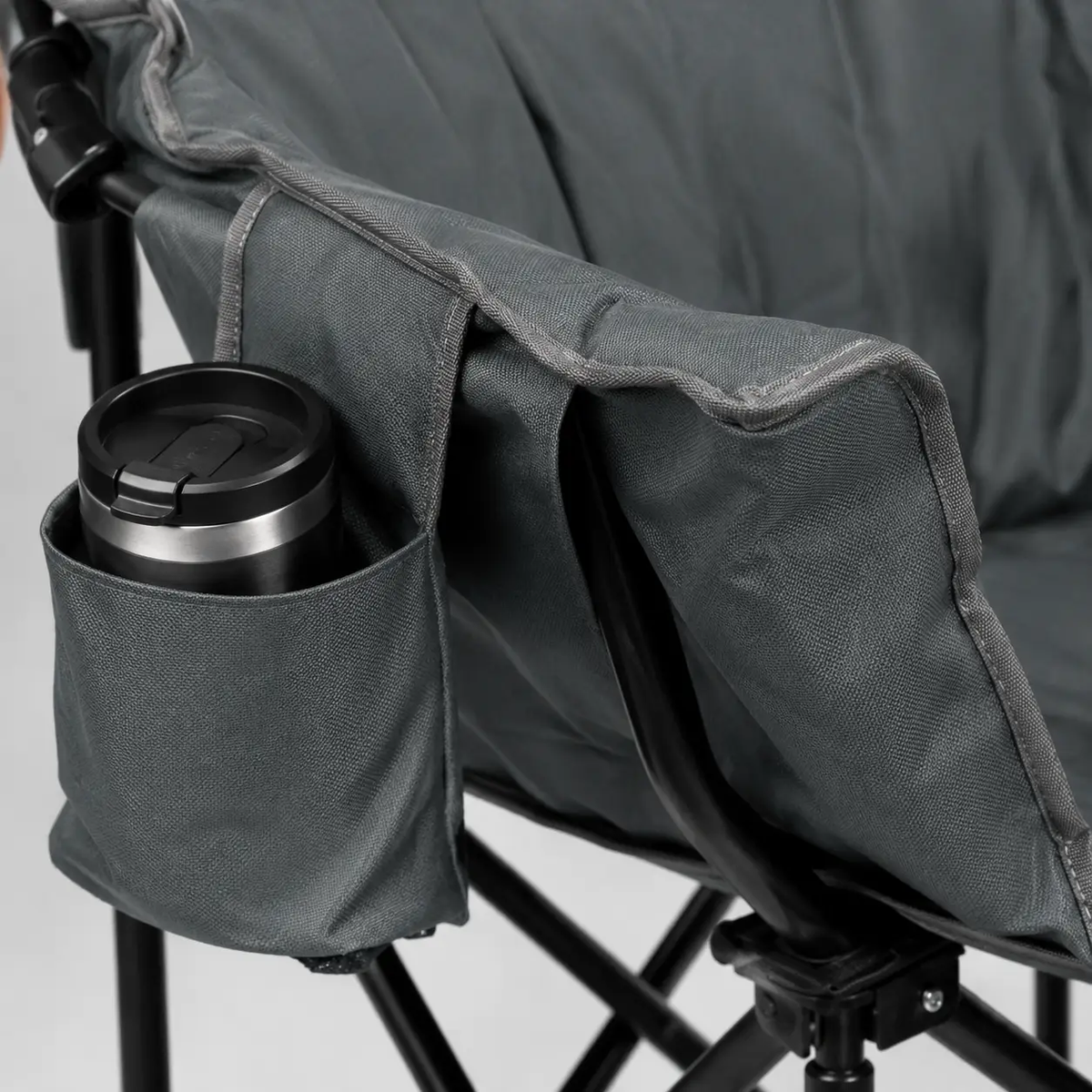 Folding Camping Moon Padded Chair with Carrying Bag, photo 2 of 11