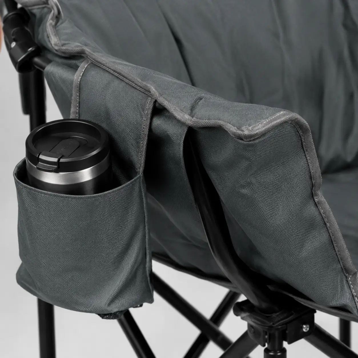 Folding Camping Moon Padded Chair with Carrying Bag by DirectDeals